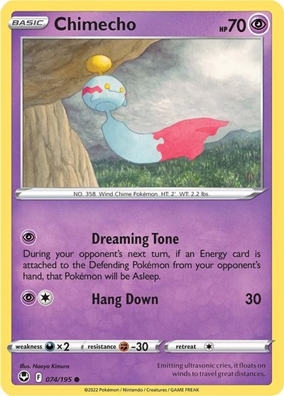 Chimecho #74 Silver Tempest