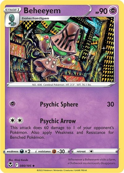 Beheeyem #80 Silver Tempest