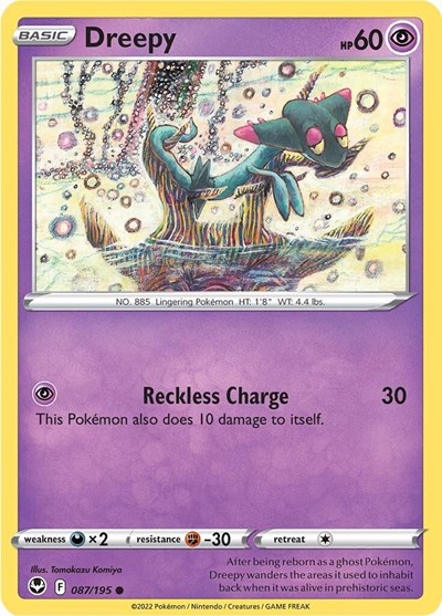 Dreepy #87 Silver Tempest