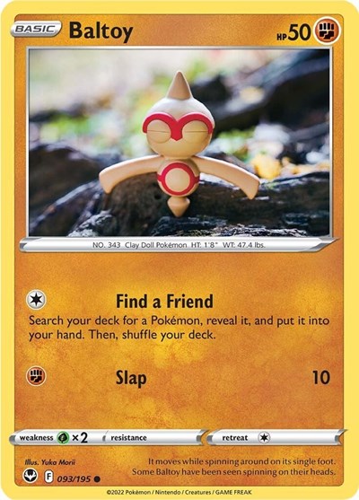 Baltoy #93 Silver Tempest