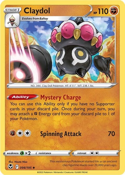 Claydol #94 Silver Tempest