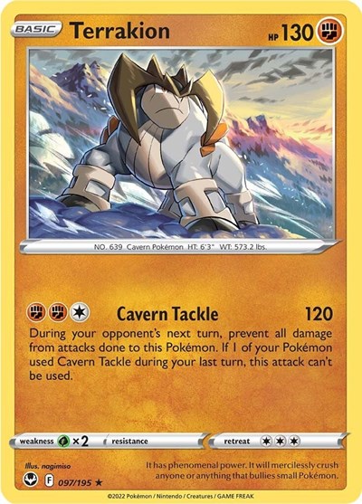 Terrakion #97 Silver Tempest
