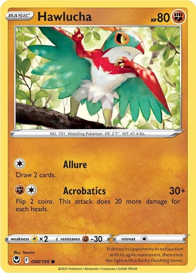 Hawlucha #98 Silver Tempest