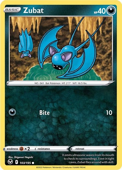 Zubat #103 Silver Tempest