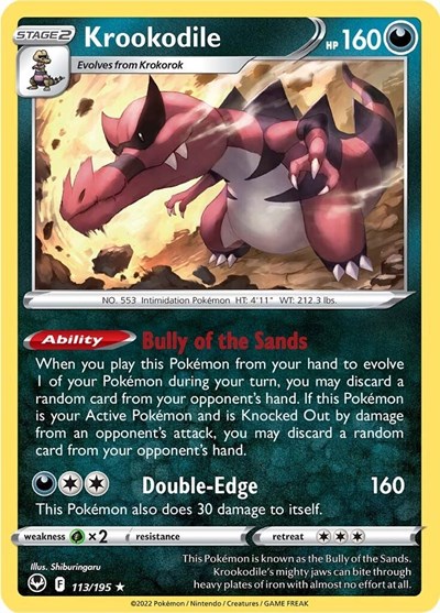 Krookodile #113 Silver Tempest