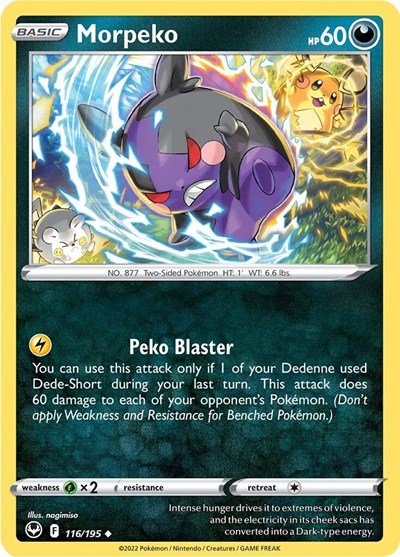 Morpeko #116 Silver Tempest