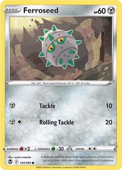 Ferroseed #121 Silver Tempest