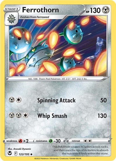 Ferrothorn #122 Silver Tempest
