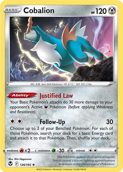 Cobalion #126 Silver Tempest