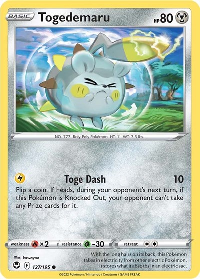 Togedemaru #127 Silver Tempest