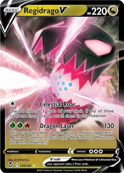 Regidrago V #135 Silver Tempest