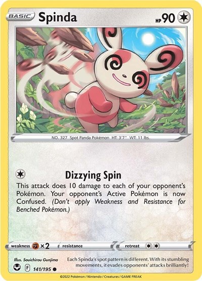 Spinda #141 Silver Tempest
