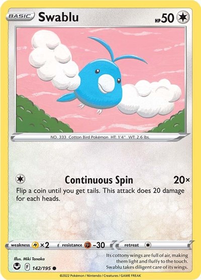Swablu #142 Silver Tempest