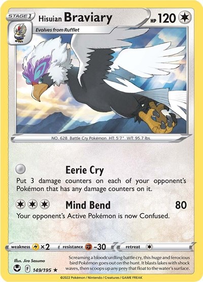 Hisuian Braviary #149 Silver Tempest