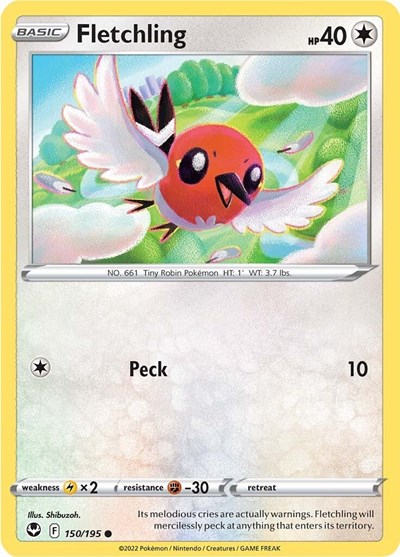 Fletchling #150 Silver Tempest