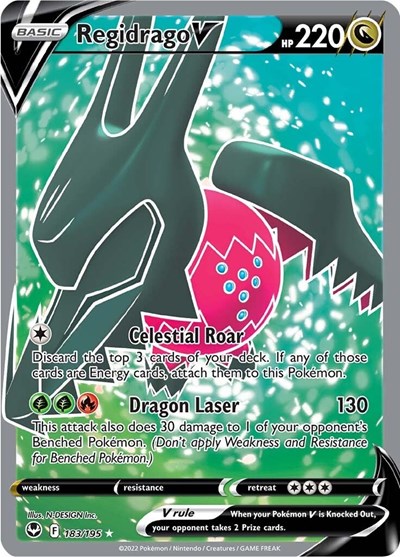 Regidrago V #183 Silver Tempest