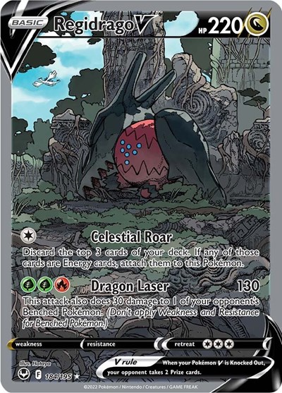 Regidrago V #184 Silver Tempest