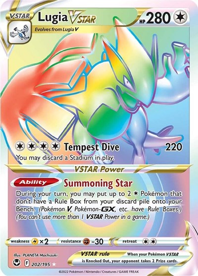 Lugia VSTAR (Secret) #202 Silver Tempest