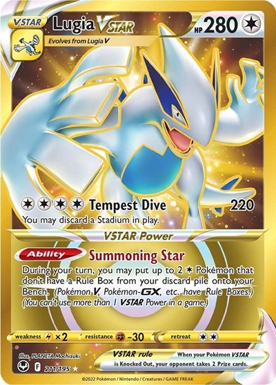 Lugia VSTAR (Secret) #211 Silver Tempest