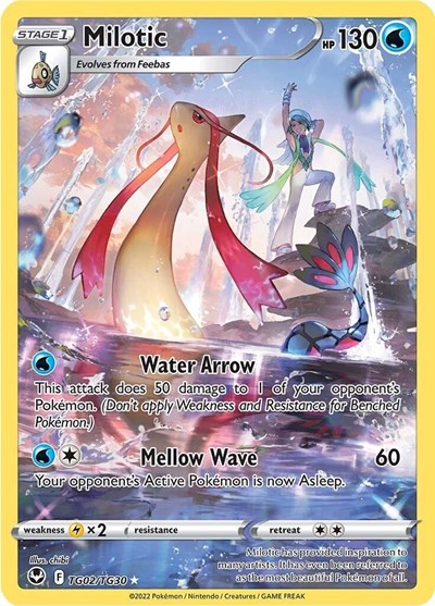 Milotic #TG02 Silver Tempest Trainer Gallery