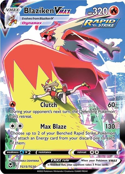 Blaziken VMAX #TG15 Silver Tempest Trainer Gallery
