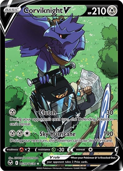 Corviknight V #TG18 Silver Tempest Trainer Gallery