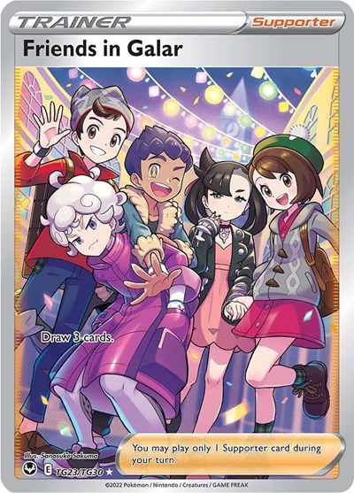 Friends in Galar #TG23 Silver Tempest Trainer Gallery