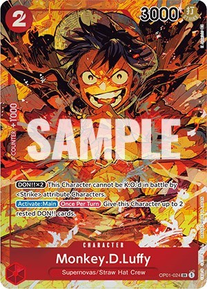 Monkey.D.Luffy (Parallel) #OP01-024 Romance Dawn