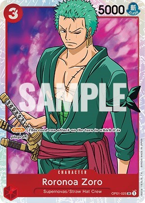Roronoa Zoro #OP01-025 Romance Dawn