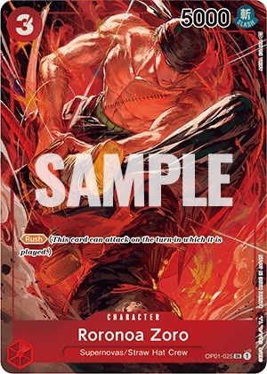 Roronoa Zoro (Parallel) #OP01-025 Romance Dawn