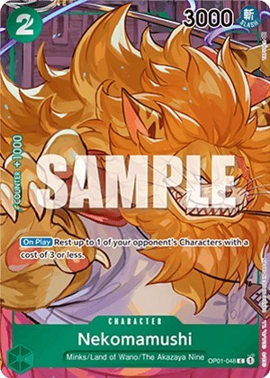 Nekomamushi (Box Topper) #OP01-048 Romance Dawn