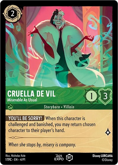 Cruella De Vil - Miserable As Usual #4 D23 Promos