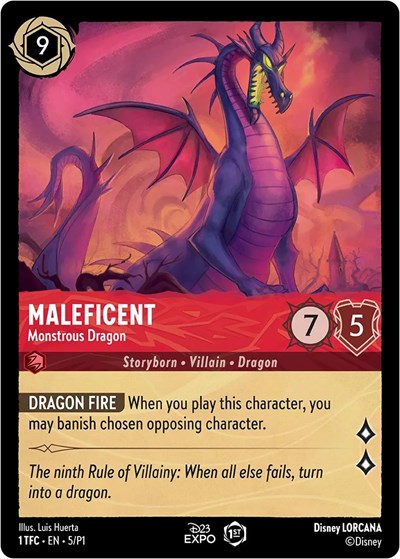 Maleficent - Monstrous Dragon #5 D23 Promos