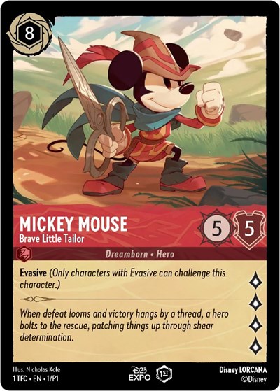 Mickey Mouse - Brave Little Tailor #1 D23 Promos