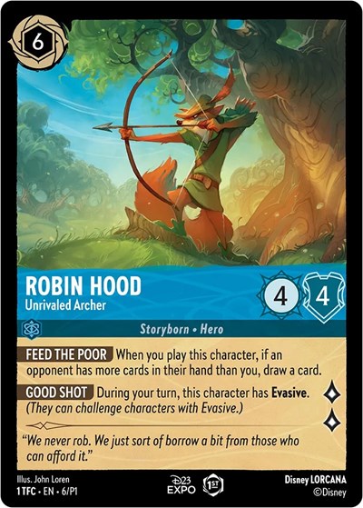 Robin Hood - Unrivaled Archer #6 D23 Promos