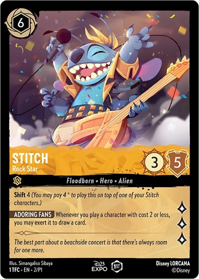 Stitch - Rock Star #2 D23 Promos