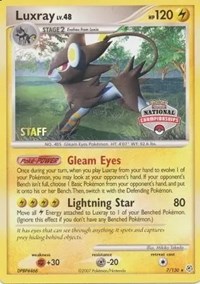 Luxray (National Championships) [Staff] #7 League & Championship Cards