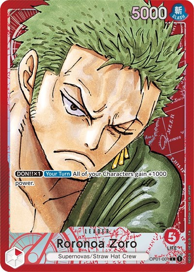 Roronoa Zoro (Parallel) #OP01-001 Romance Dawn