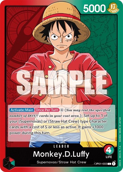 Monkey.D.Luffy #OP01-003 Romance Dawn