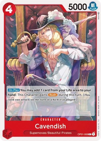 Cavendish #OP01-008 Romance Dawn