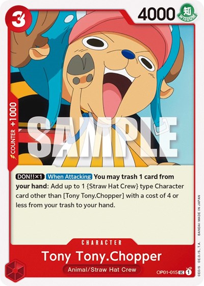 Tony Tony.Chopper #OP01-015 Romance Dawn