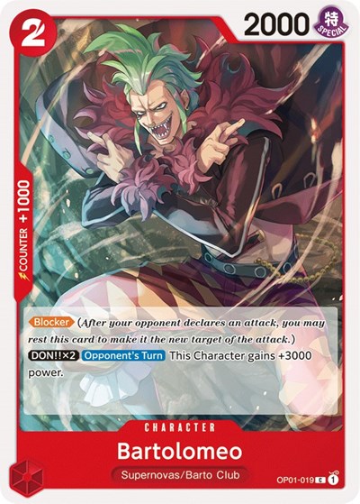 Bartolomeo #OP01-019 Romance Dawn