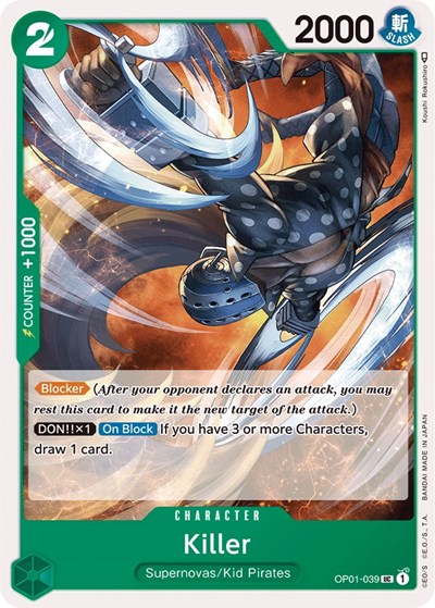Killer #OP01-039 Romance Dawn