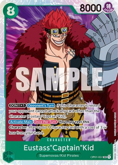 Eustass"Captain"Kid #OP01-051 Romance Dawn