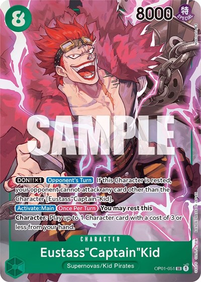 Eustass"Captain"Kid (Parallel) #OP01-051 Romance Dawn