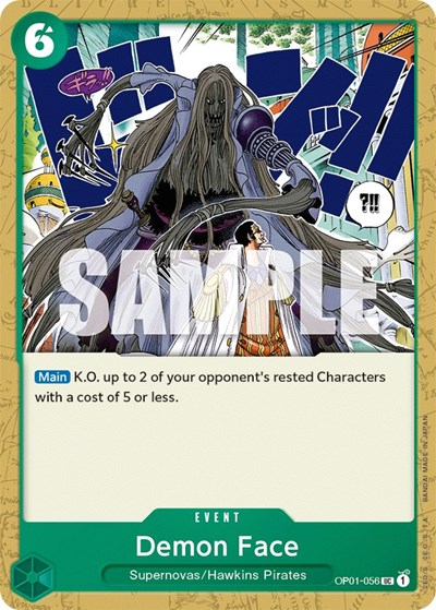Demon Face #OP01-056 Romance Dawn