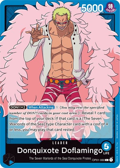 Donquixote Doflamingo #OP01-060 Romance Dawn