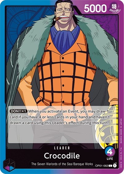 Crocodile #OP01-062 Romance Dawn