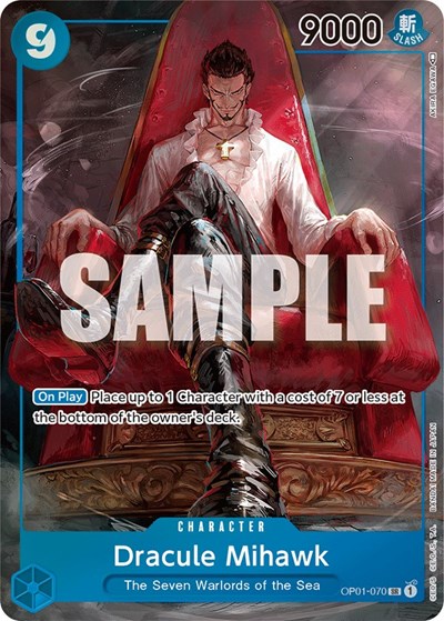 Dracule Mihawk (Parallel) #OP01-070 Romance Dawn