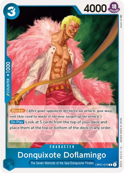 Donquixote Doflamingo #OP01-073 Romance Dawn